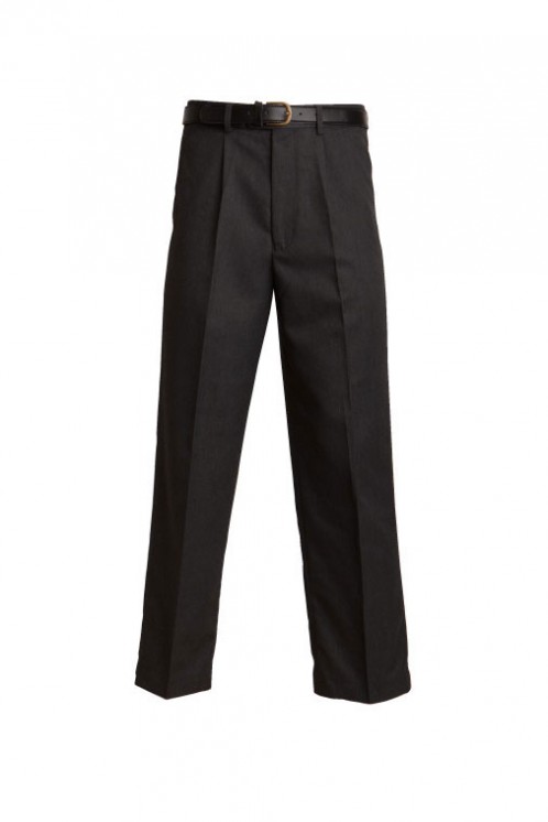 Boys Senior Regular Fit Grey School Trousers (7042G) - Ansford Academy ...