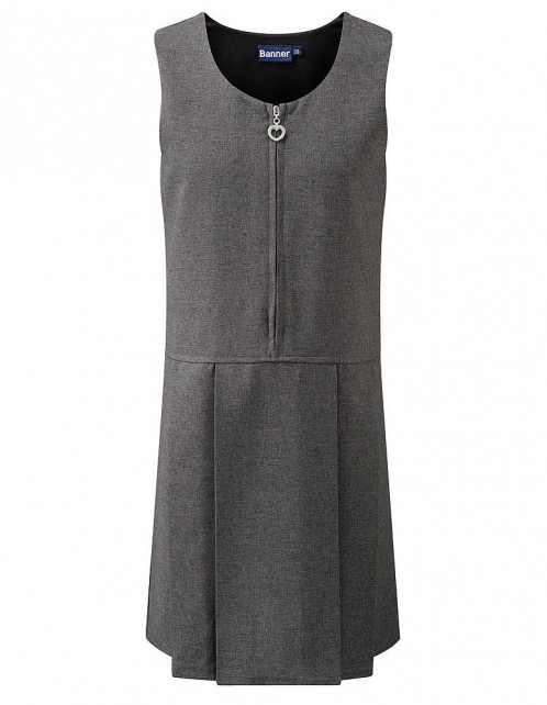 Girls 'Lynton' Sleeveless Pleated Pinafore Dress (7487) - School ...