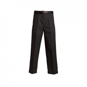 Senior Regular Fit Black School Trousers (7042B)
