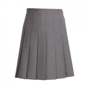 Stitched Down Pleats School Skirt (7447)