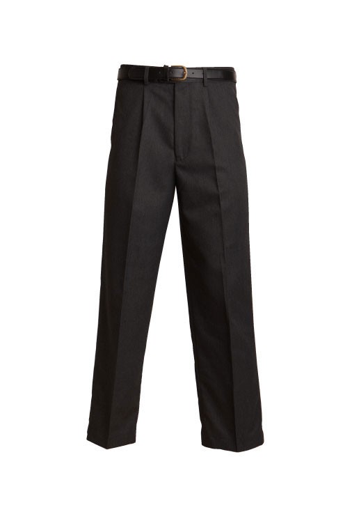 Senior Regular Fit Charcoal School Trousers (7042C)