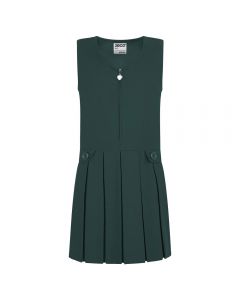 HEART-ZIP SCHOOL PINAFORE - BEST SELLER! (7331)