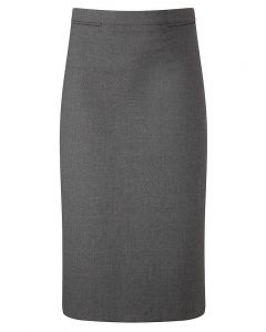 GREY 'LUTON' STRAIGHT SCHOOL SKIRT (7387GREY)