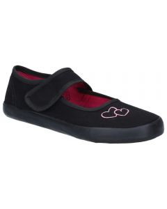 GIRLS BAR VELCRO PLIMSOLLS BY MIRAK (7402)