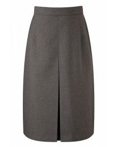 GREY THORNTON FRONT PLEAT SKIRT (7452GREYE)