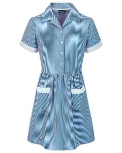 GIRLS 'KINSALE' CORDED STRIPED SUMMER DRESS (7485)