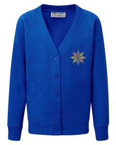 Kaleidoscope School Sweat Cardigan with School Logo (9121)