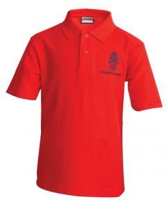 KIDSZONE SHORT SLEEVE RED POLO (8391)